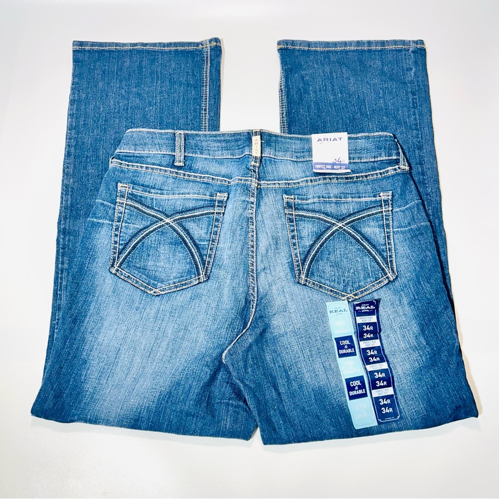 Ariat jeans Perfect Rise Bootcut jeans dark wash stretchy New women Size 34